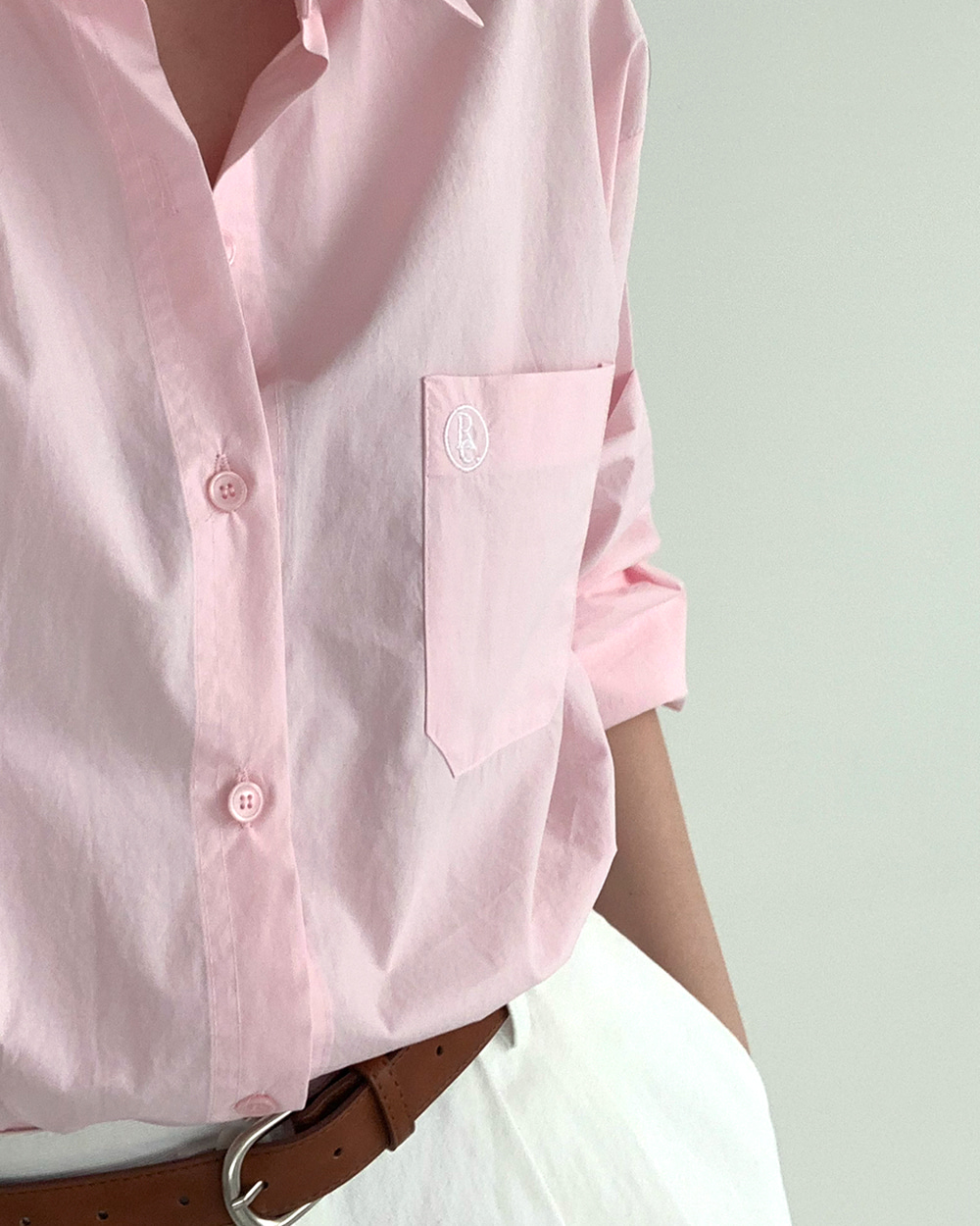 [made by rewell] basic cotton shirt